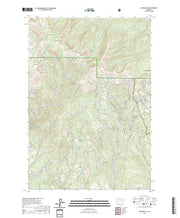 US Topo 7.5-minute map for Vinegar Hill OR