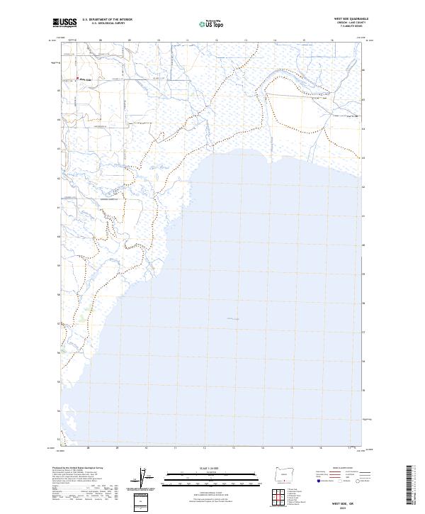US Topo 7.5-minute map for West Side OR