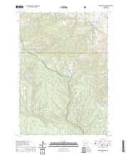 US Topo 7.5-minute map for Whiskey Mountain OR