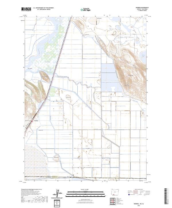 US Topo 7.5-minute map for Worden ORCA