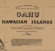 Oahu, Hawaiian Islands, 1881