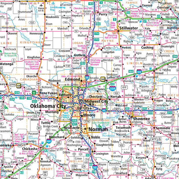 Oklahoma by Rand McNally