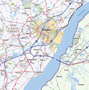 Greater Philadelphia Metro Area Wall Map