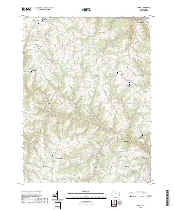 US Topo 7.5-minute map for Airville PA