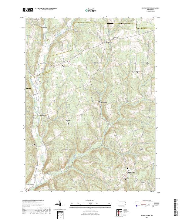 US Topo 7.5-minute map for Dempseytown PA