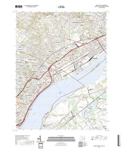 US Topo 7.5-minute map for Marcus Hook PADENJ
