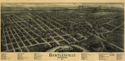 Bird's Eye View of Bartlesville, Oklahoma, 1917