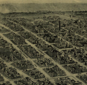 Bird's Eye View of Bartlesville, Oklahoma, 1917