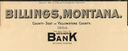 Bird's Eye View of Billings, Montana, 1904