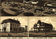 Bird's Eye View of Cheyenne, Wyoming, 1882