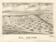 Bird's Eye View of El Reno, Oklahoma Territory, 1891