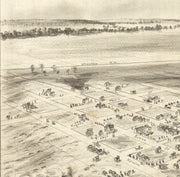 Bird's Eye View of El Reno, Oklahoma Territory, 1891
