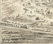Bird's Eye View of El Reno, Oklahoma Territory, 1891