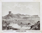 Bird's Eye View of Green River, Wyoming, 1875