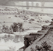 Bird's Eye View of Green River, Wyoming, 1875