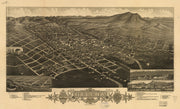 Bird's Eye View of Helena, Montana, 1883