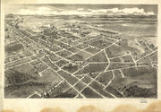 Bird's Eye View of Hickory, North Carolina, 1907