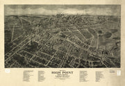 Bird's Eye View of High Point, North Carolina, 1913