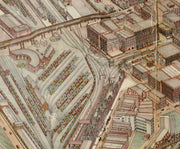 Panoramic View of the West Bottoms, Kansas City, 1840