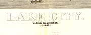Bird's Eye View of Lake City, Minnesota, 1867
