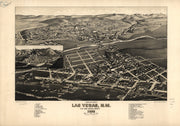 Bird's Eye View of Las Vegas, N.M., 1882