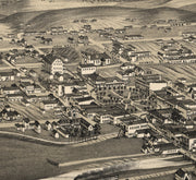 Bird's Eye View of Las Vegas, N.M., 1882