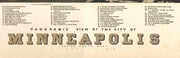 Panoramic View of the City of Minneapolis, Minnesota, 1879