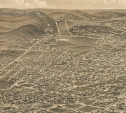 Panoramic View of the City of Minneapolis, Minnesota, 1879