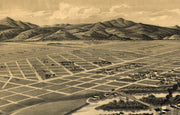 Perspective Map of Missoula, Montana, 1891