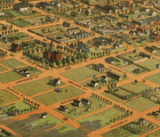 Bird's Eye View of Phoenix, Maricopa County, Arizona, 1885