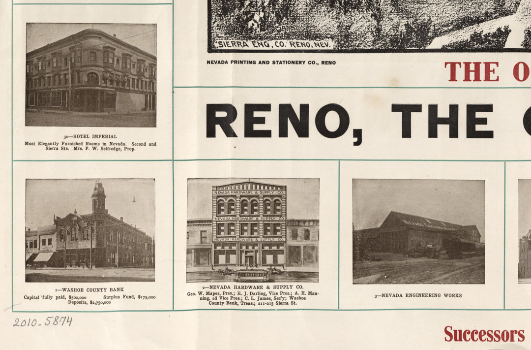 Reno, the Commercial Center of Nevada, 1907