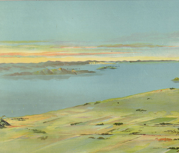 Bird's Eye View of Salt Lake City, Utah, 1891
