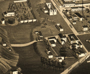 Bird's Eye View of the city of Santa Fé, N.M., 1882