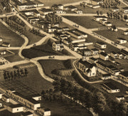 Bird's Eye View of the city of Santa Fé, N.M., 1882