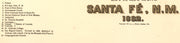 Bird's Eye View of the city of Santa Fé, N.M., 1882