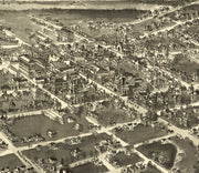 Bird's Eye View of Statesville, North Carolina, 1907
