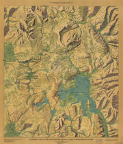 Panoramic View of the Yellowstone National Park, Wyoming-Montana-Idaho, 1915