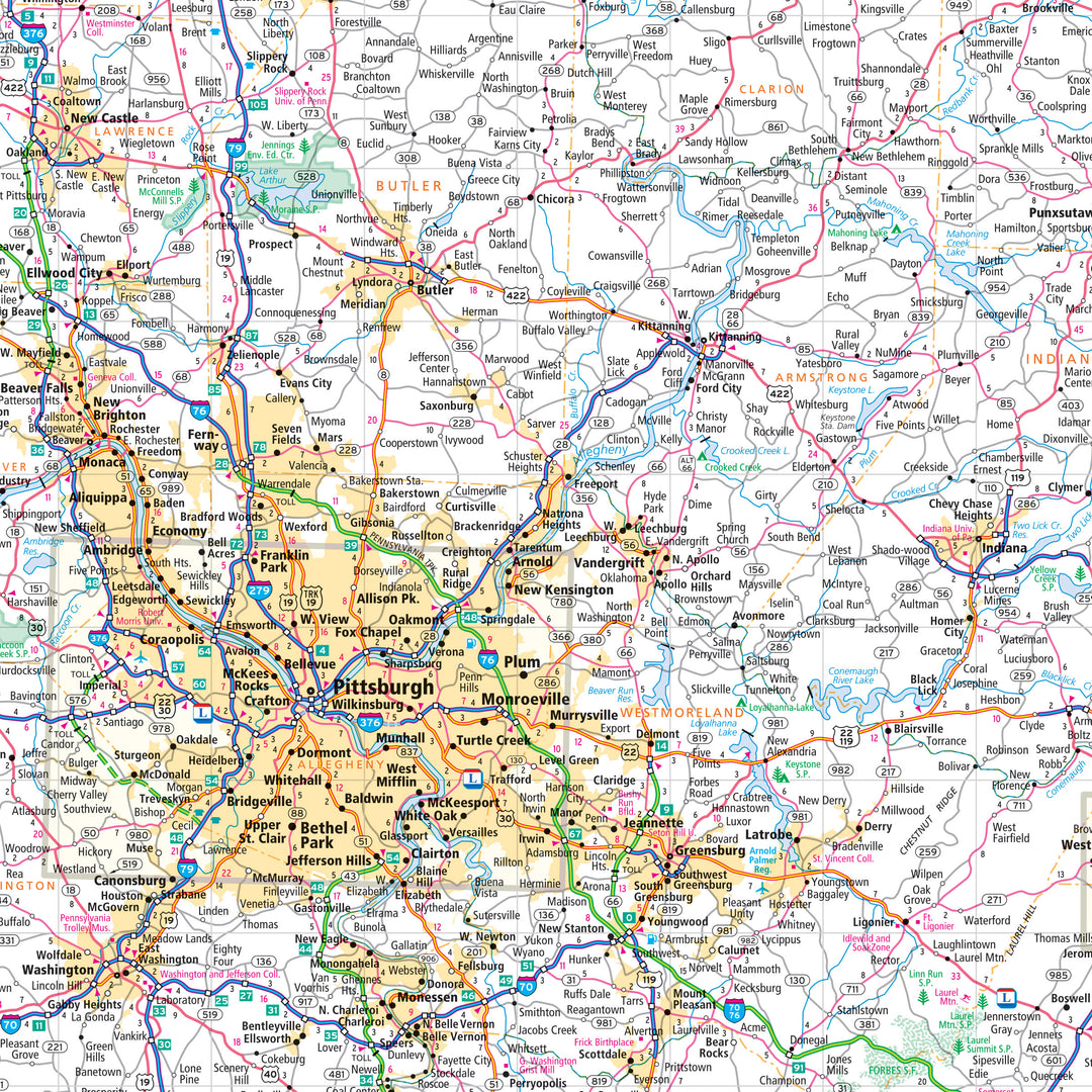 Pennsylvania by Rand McNally