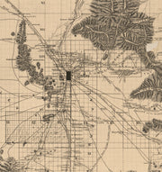 Official Map of Pima County, Arizona, 1893