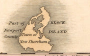 Map of the State of Rhode Island, 1829
