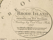 Map of the State of Rhode Island, 1797