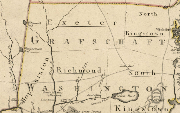 Map of the State of Rhode Island, 1797