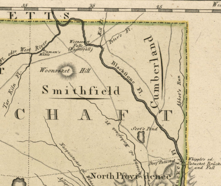 Map of the State of Rhode Island, 1797