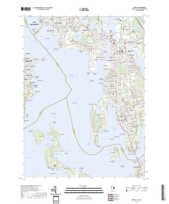Beit Rima Map US Topo 7.5-minute map for Bristol RIMA – American Map Store
