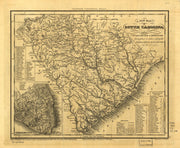 A New Map of South Carolina, 1833