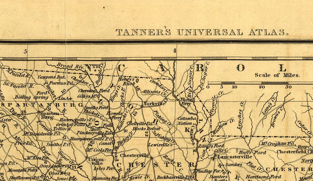 A New Map of South Carolina, 1833