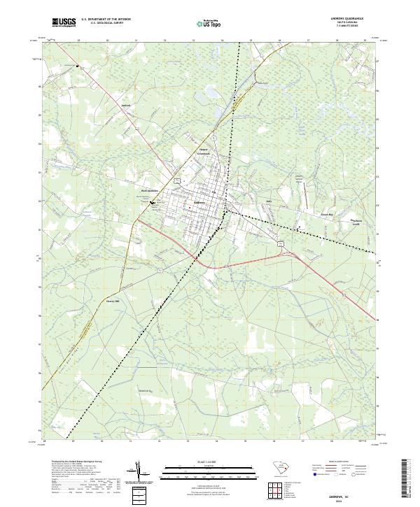 US Topo 7.5-minute map for Andrews SC