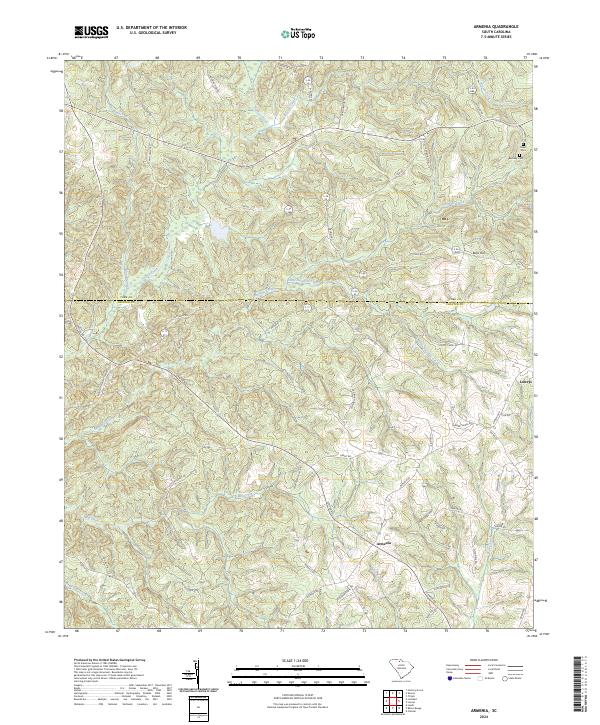 US Topo 7.5-minute map for Armenia SC