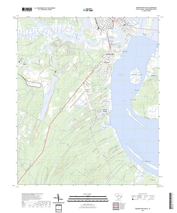 US Topo 7.5-minute map for Georgetown South SC