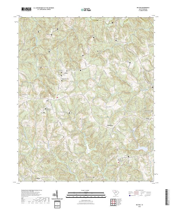 US Topo 7.5-minute map for Kelton SC